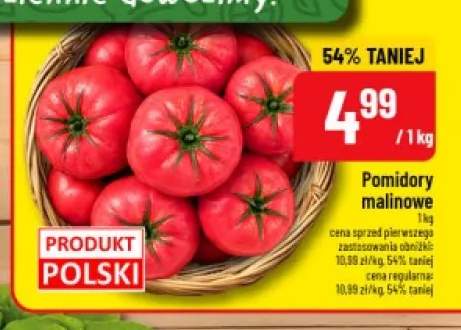 Pomidory malinowe polskie