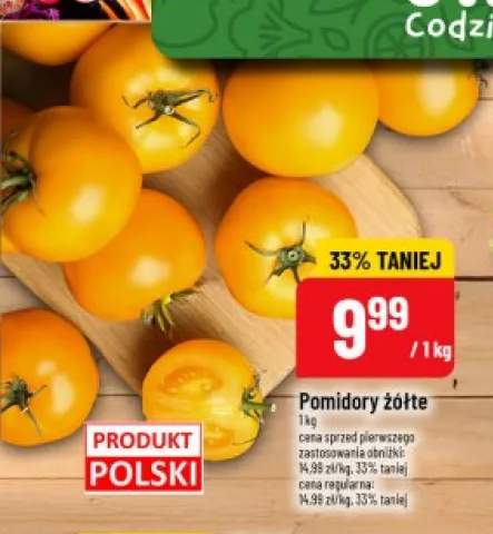 Pomidory żółte polskie