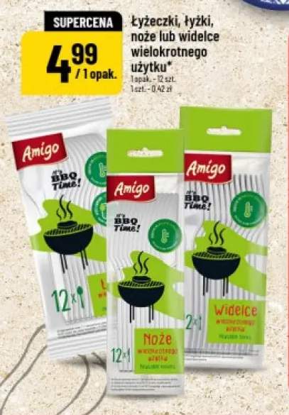 Łyżeczki wielokrotnego użytku Amigo +3 warianty