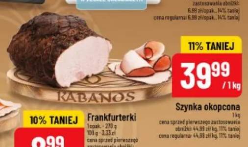 Szynka okopcona Kabanos