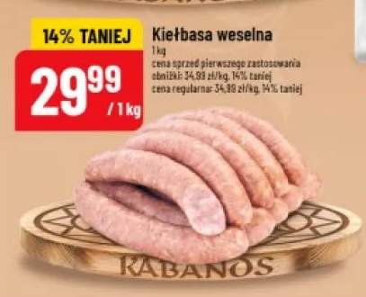 Kiełbasa weselna Kabanos