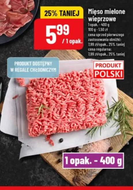Mięso mielone wieprzowe