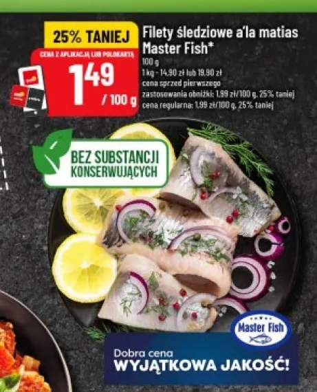 Filety śledziowe a'la matias Master Fish