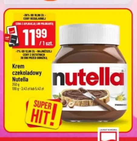 Krem czekoladowy Nutella