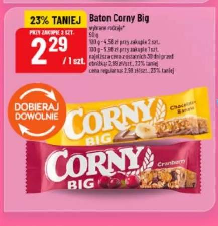 Baton Corny Big Chocolate-Banana +1 wariant