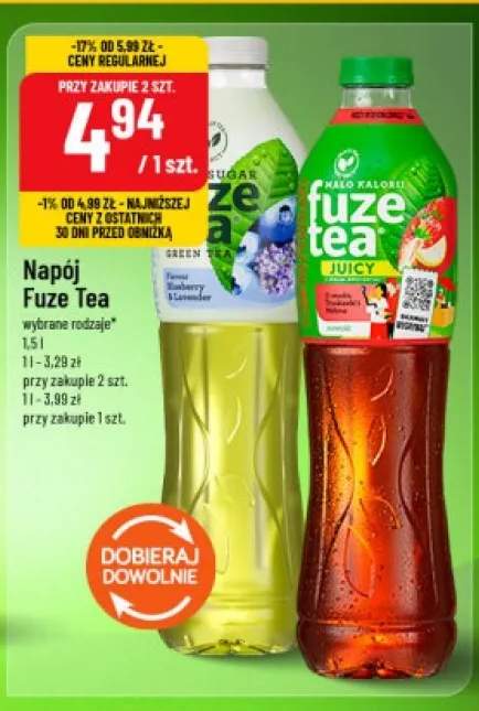 Napój Fuze Tea Blueberry & Lavender +1 wariant