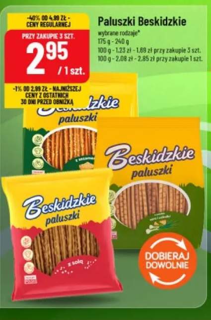 Paluszki Beskidzkie z sezamem
