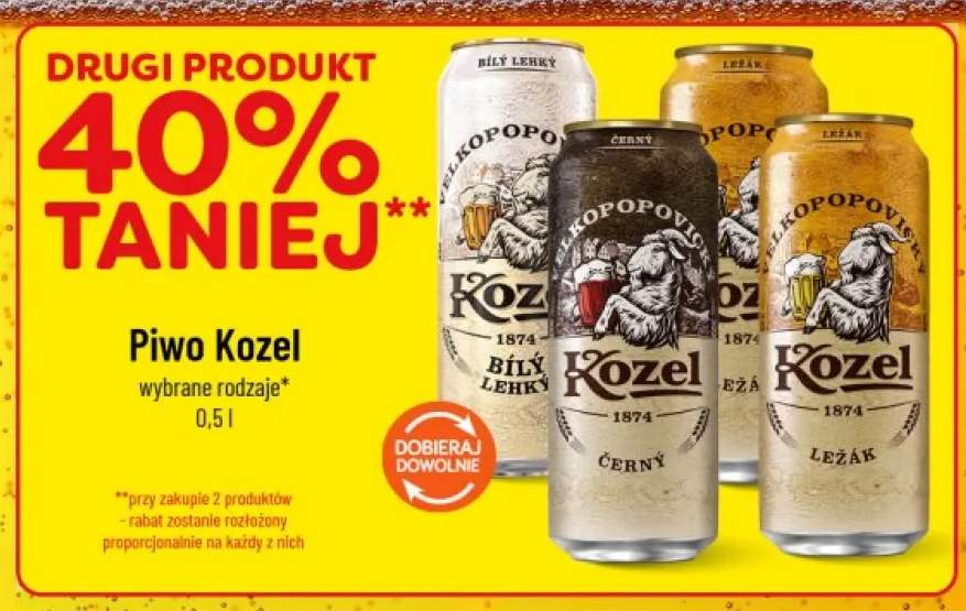 Piwo Kozel Bílý Lehký +1 wariant