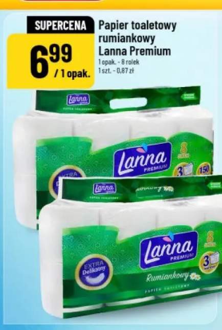 Papier toaletowy rumiankowy Lanna Premium