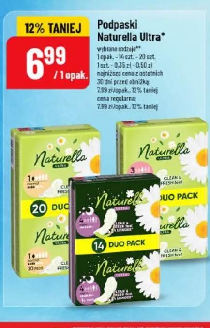 Podpaski Naturella Ultra Night Duo Pack +1 wariant