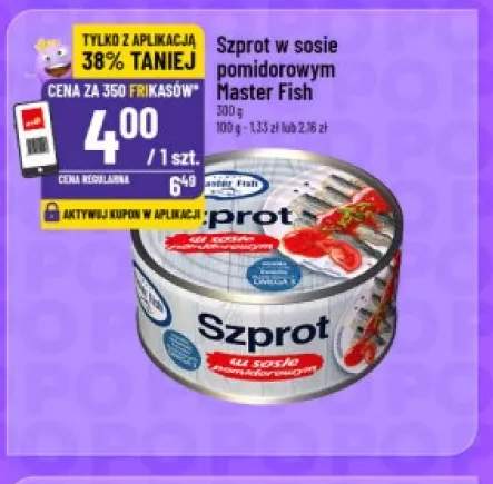 Szprot w sosie pomidorowym Master Fish