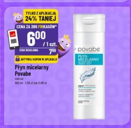 Płyn micelarny Povabe Aqua Program