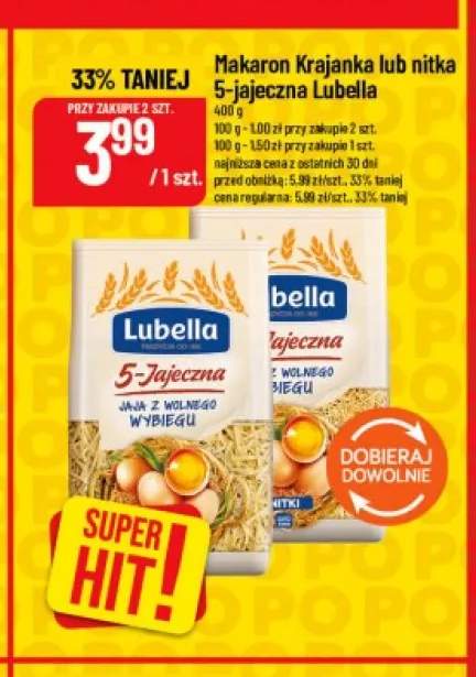 Makaron Krajanka 5-jajeczna Lubella