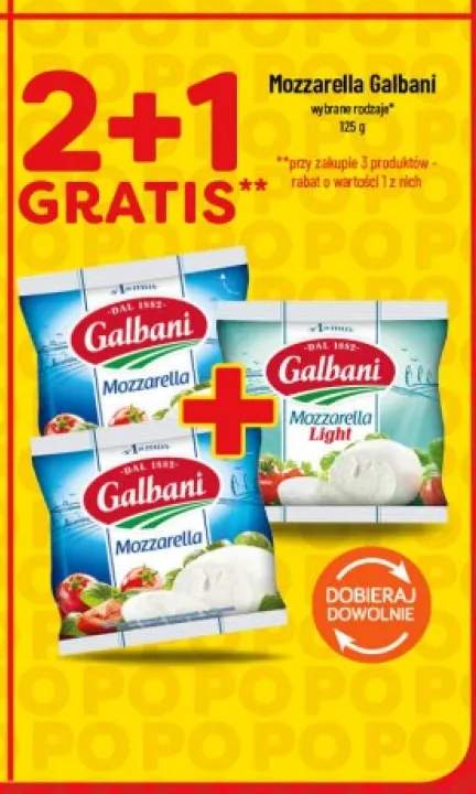 Mozzarella Light Galbani +1 wariant