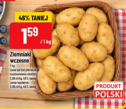 Ziemniaki wczesne polskie