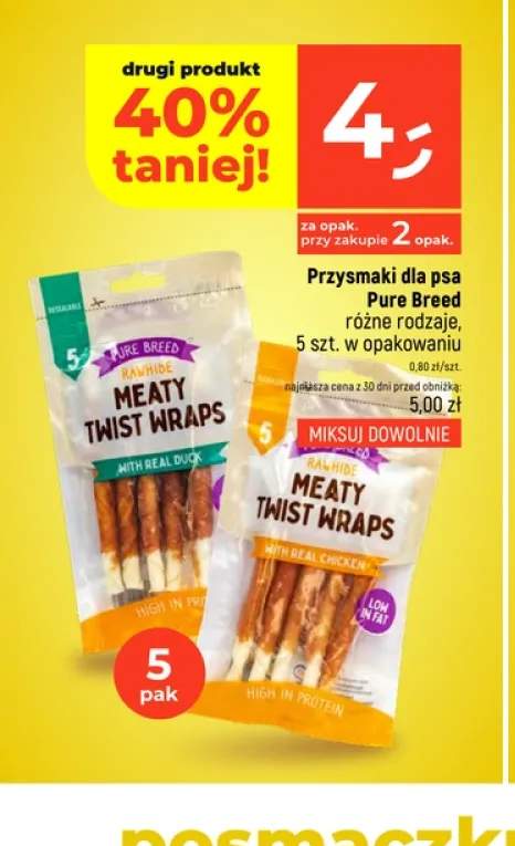 przysmaki dla psa