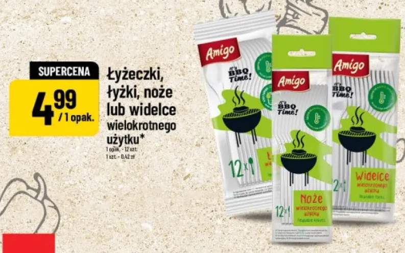 Widelce wielokrotnego użytku Amigo +2 warianty