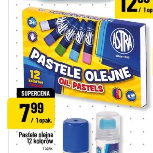 Pastele olejne Astra 12 kolorów