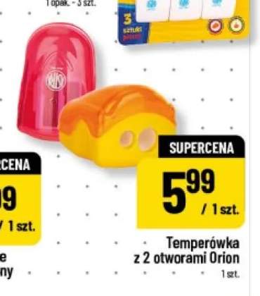 Temperówka z 2 otworami Orion