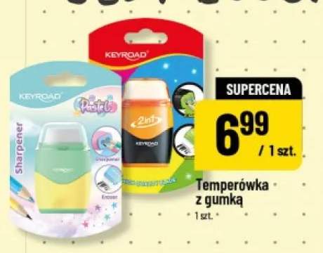 Temperówka z gumką Keyroad