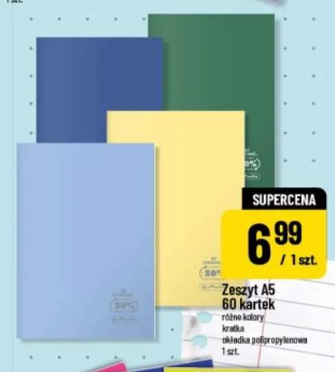 Zeszyt A5 60 kartek