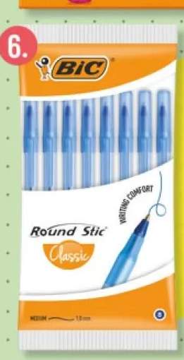 Długopis niebieski BIC Round Stic Classic 8-pak