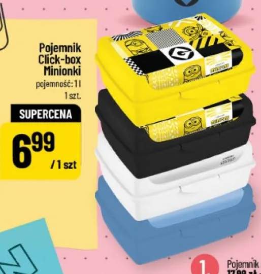 Pojemnik Click-box Minionki 1 l
