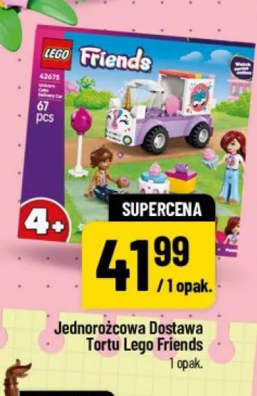 Klocki LEGO Friends Jednorożcowa dostawa tortu
