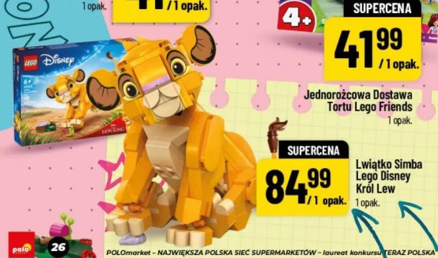 Klocki LEGO Disney Król Lew Lwiątko Simba
