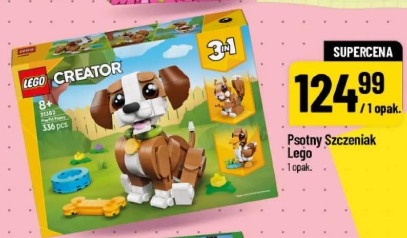 Klocki LEGO Creator Psotny Szczeniak 31382