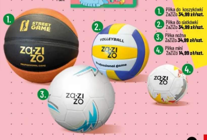 Piłka do koszykówki ZaZiZo +2 warianty