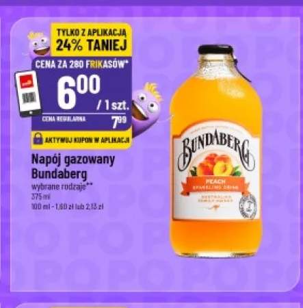 Napój gazowany Bundaberg Peach