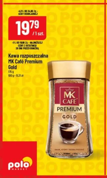 Kawa rozpuszczalna MK Café Premium Gold