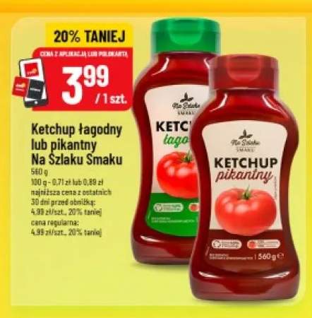 Ketchup łagodny Na Szlaku Smaku +1 wariant