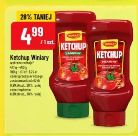 Ketchup łagodny Winiary +1 wariant