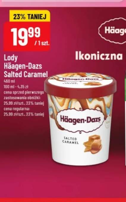 Lody Häagen-Dazs Salted Caramel