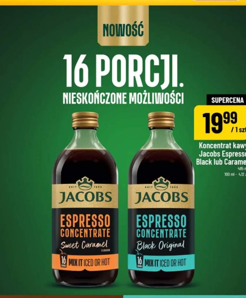 Koncentrat kawy Jacobs Espresso Sweet Caramel +1 wariant