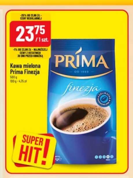 Kawa mielona Prima Finezja