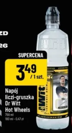 Napój liczi-gruszka Dr Witt Hot Wheels