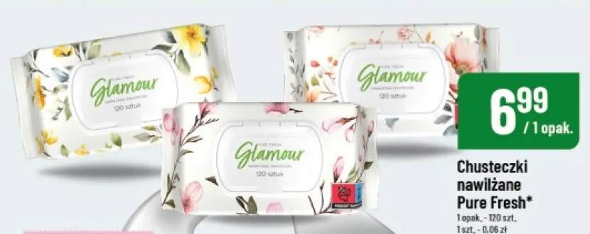 Chusteczki nawilżane Glamour Pure Fresh