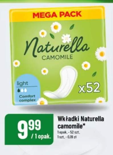 Wkładki higieniczne Naturella Camomile