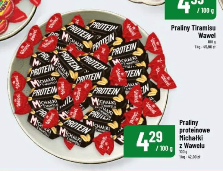 Praliny proteinowe Michałki z Wawelu