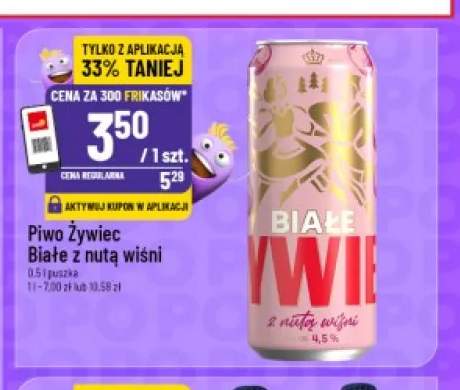 Piwo Żywiec Białe z nutą wiśni