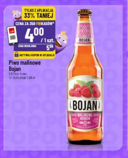 Piwo malinowe Bojan