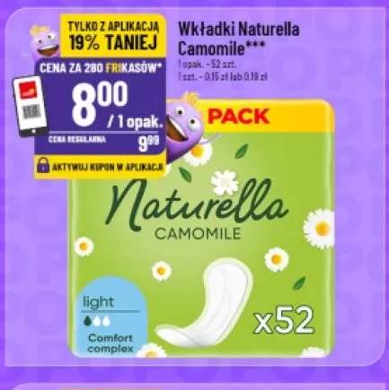 Wkładki higieniczne Naturella Camomile