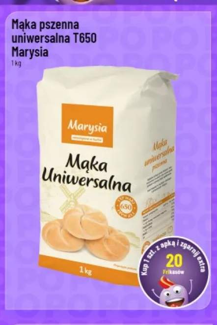 Mąka pszenna uniwersalna T650 Marysia