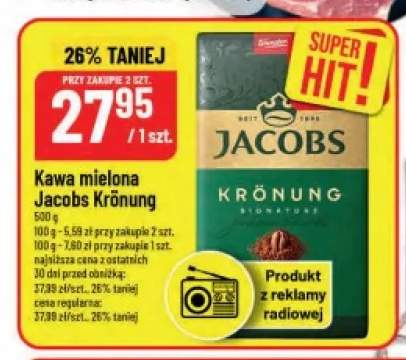 Kawa mielona Jacobs Krönung