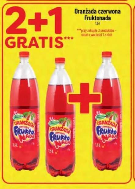 Oranżada czerwona Fruktonada