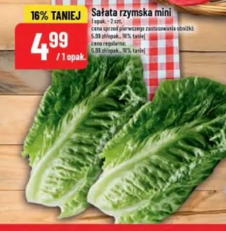 Sałata rzymska mini