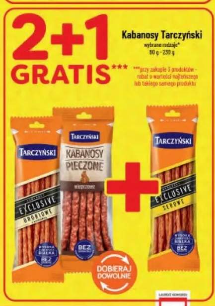 Kabanosy Exclusive drobiowe Tarczyński +2 warianty